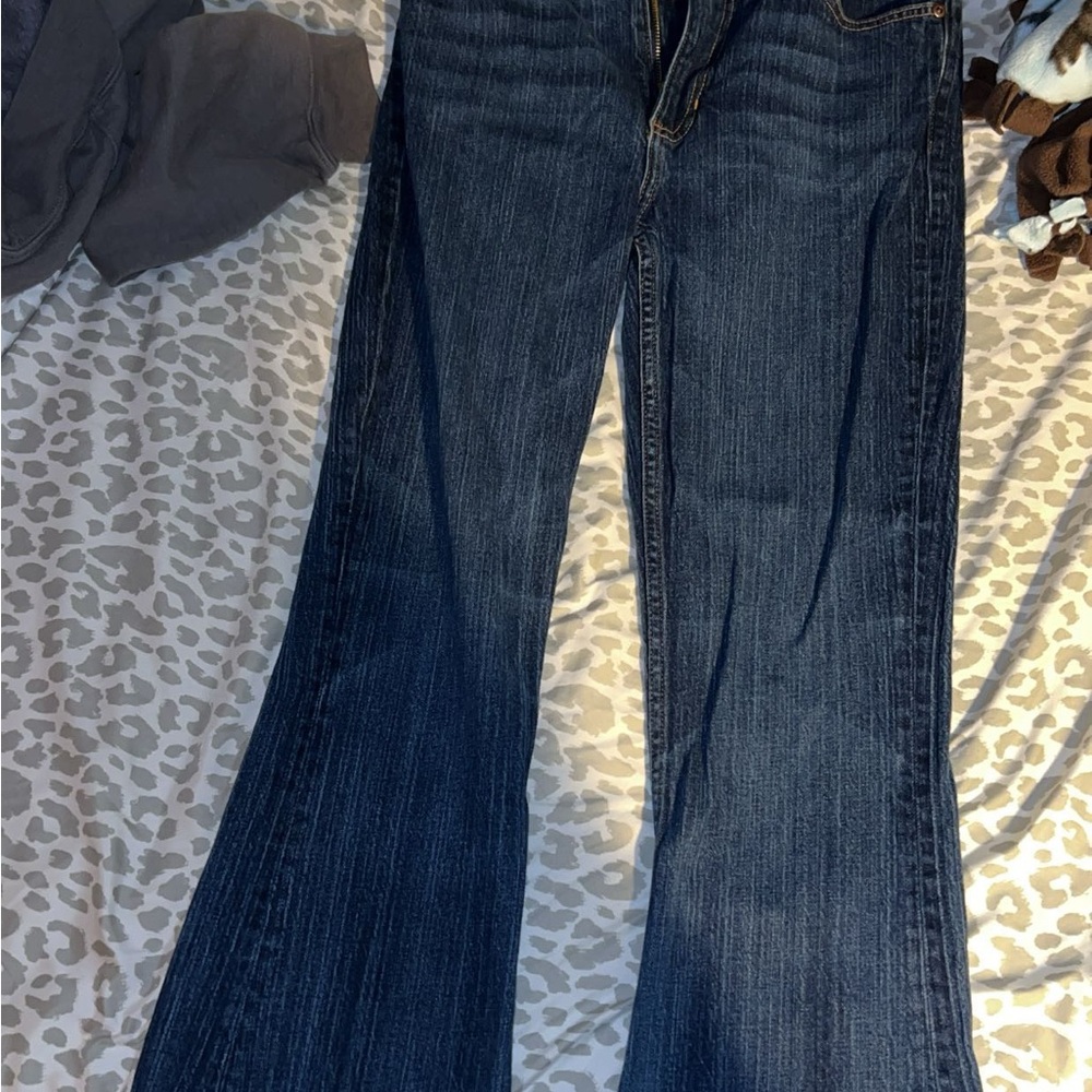 Kimes Ranch Dark Blue Flare Jeans